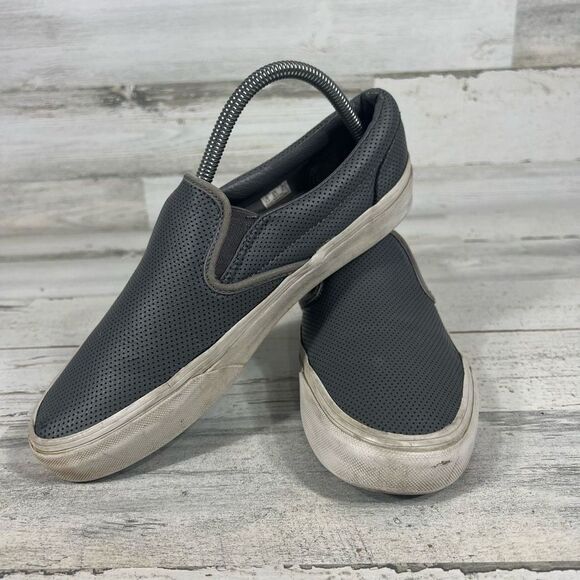 Vans Off The Wall Slip On Sneakers Gray‎ Low Top Unisex M6.5/W8 US - Picture 5 of 8